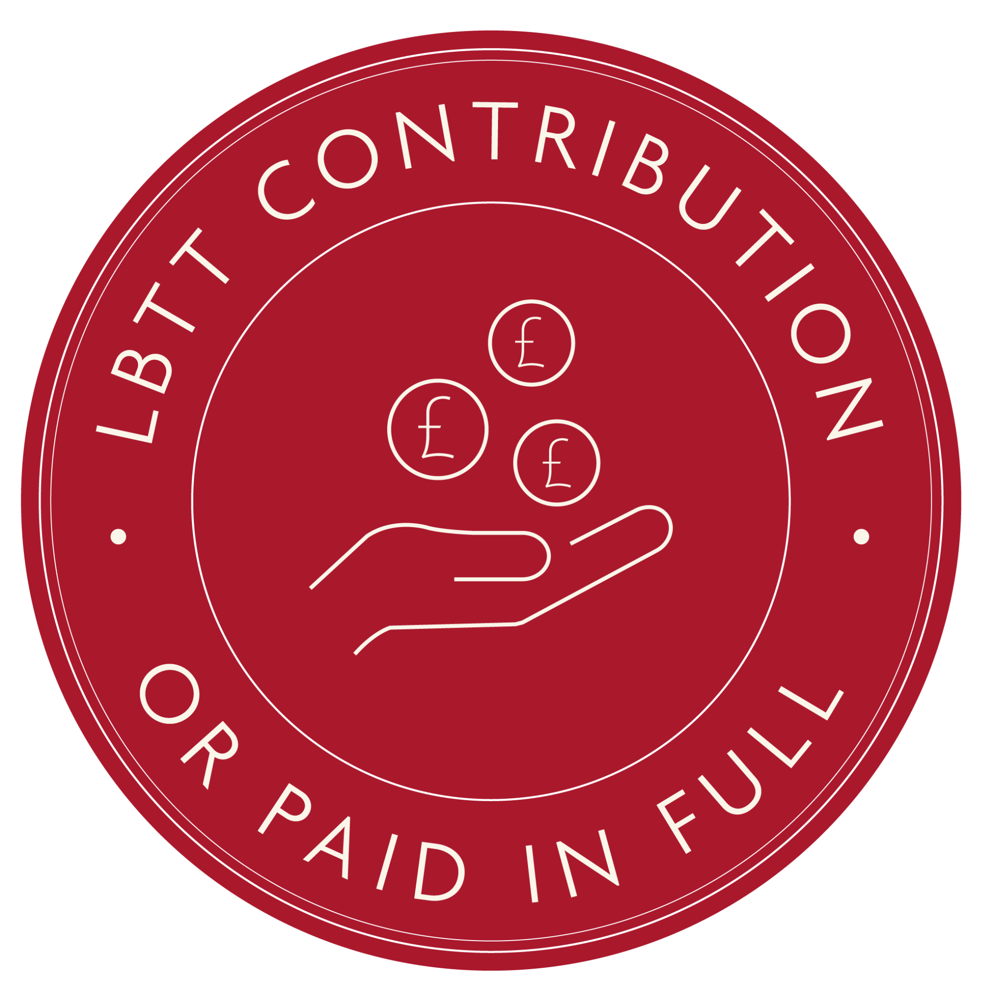 Icon for LBTT contribution or paid in full