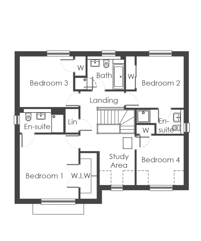 The Lyon The Brambles, Sauchen Kirkwood Homes