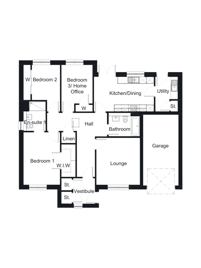 Kinord Kirkton Heights floor plan