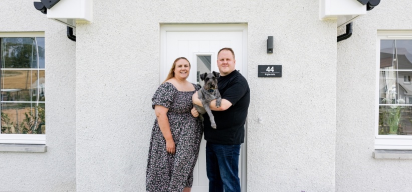 First to move in: Steph and Lee's new beginning at Bonnyton Brae